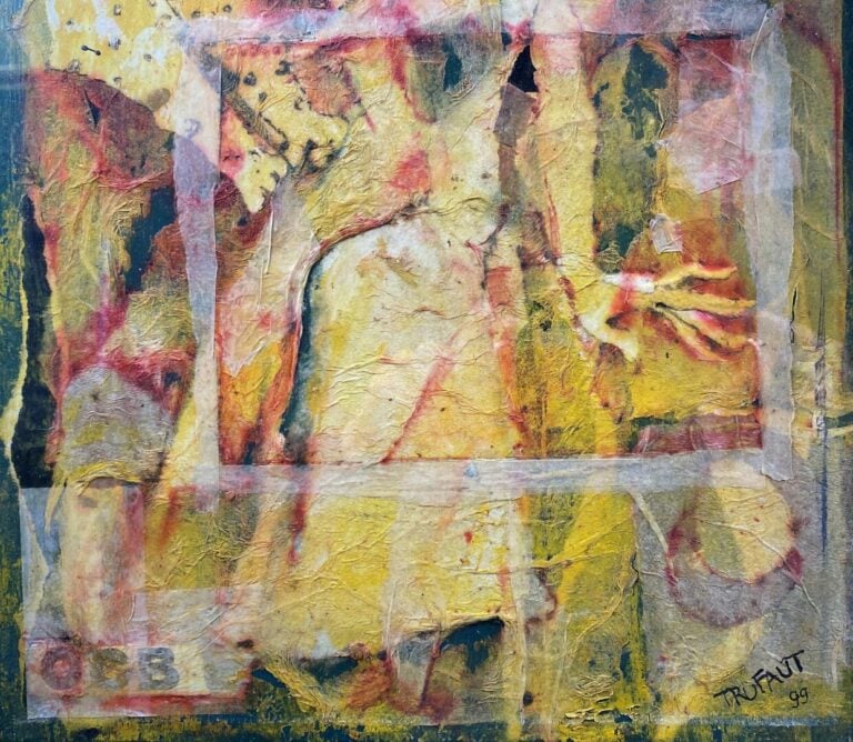 Nicolas TRUFAUD (1965) - Personnages - Technique mixte - Signé en bas à droite…