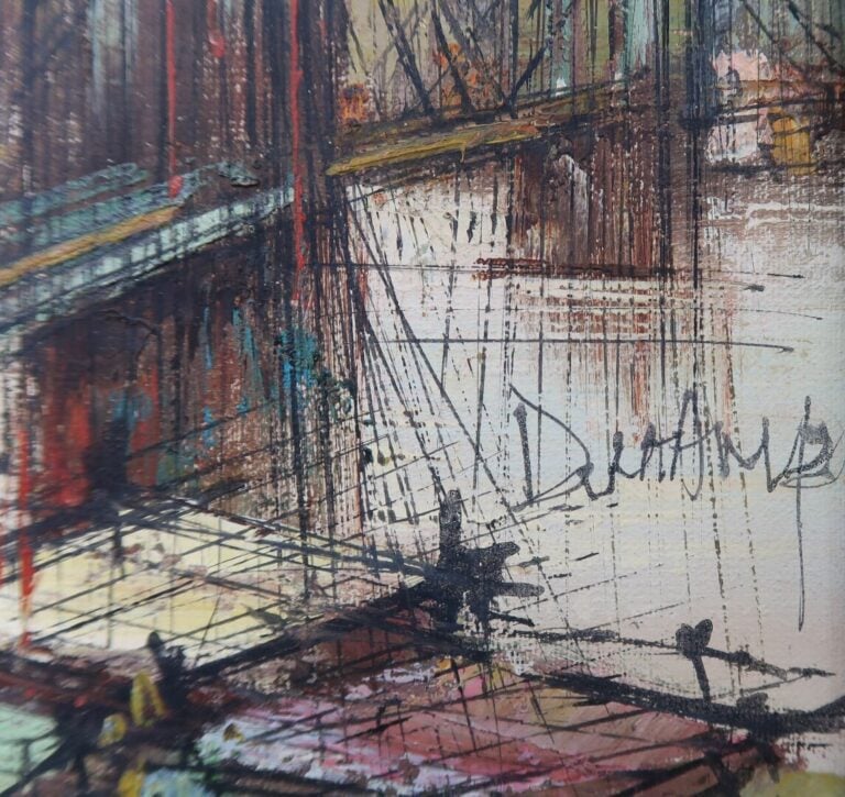 Suzanne DUCHAMP (1889-1963) - New York - Huile sur toile - Signée en bas à droi…