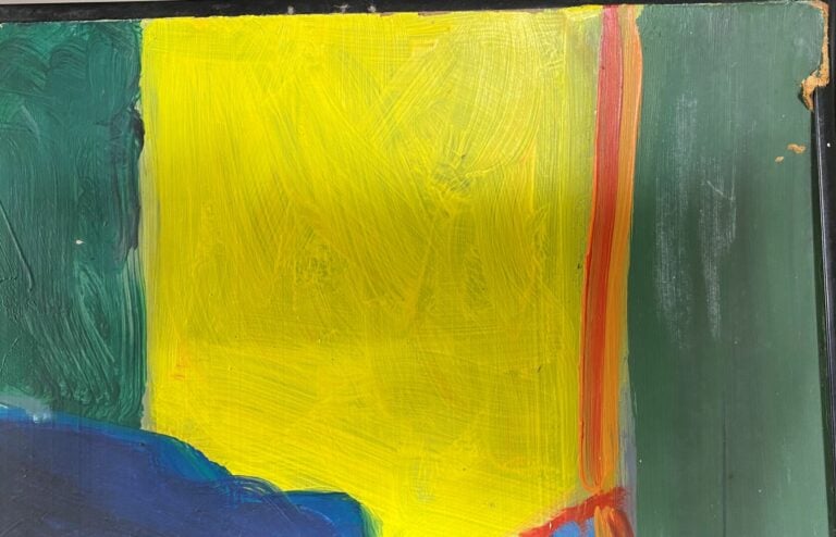 M. LALOR (XXe) - Nu féminin - Huile sur isorel - Signé à droite - 91 x 121 cm -…