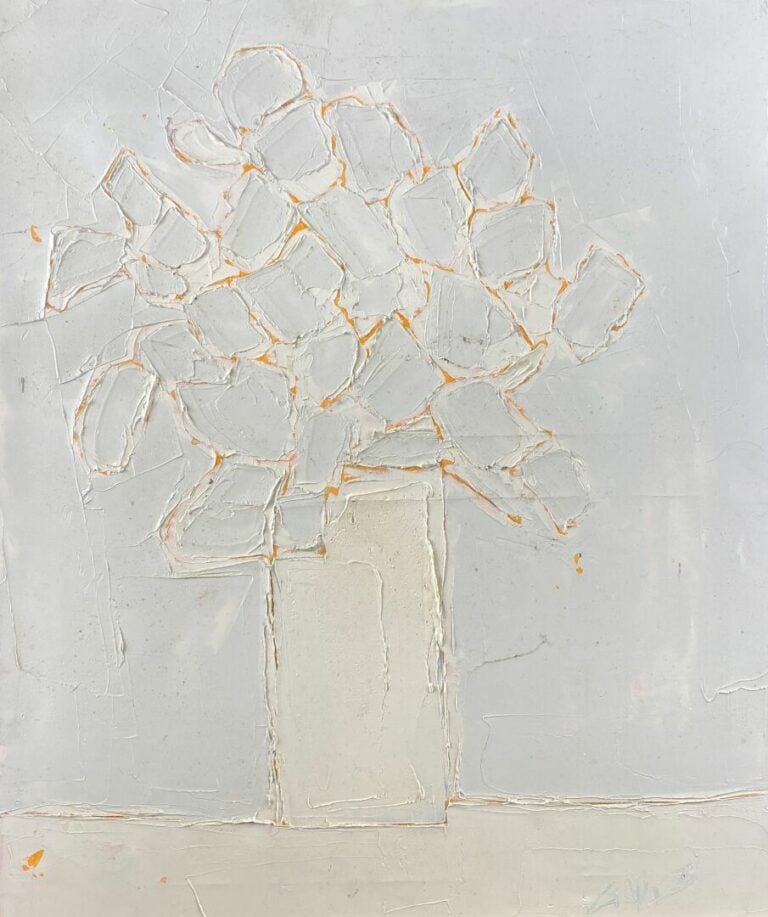 GAVAZZI (XXe) - Bouquet de fleurs sur un entablement - Huile sur toile, signée…