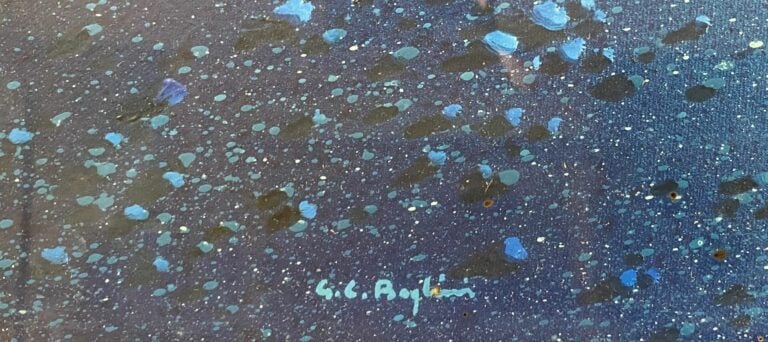 ROYKIN (?) (XXe) - Tirage photographique sur papier encadré - Paysage lunaire -…