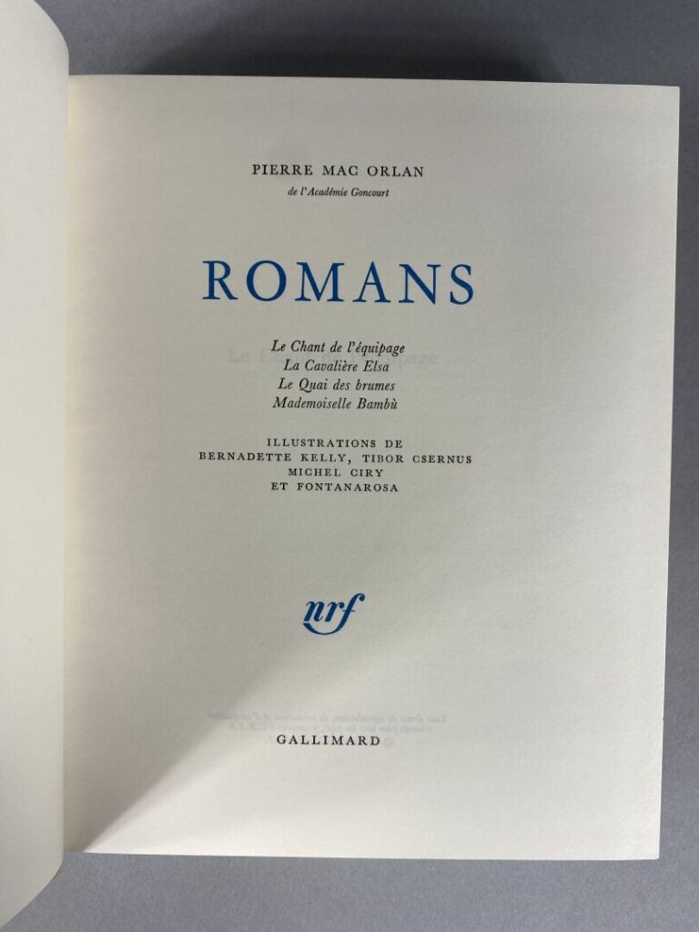 Ensemble de 11 volumes NRF, années 1950/60 dont André Malraux, Dostoïevski, Jea…