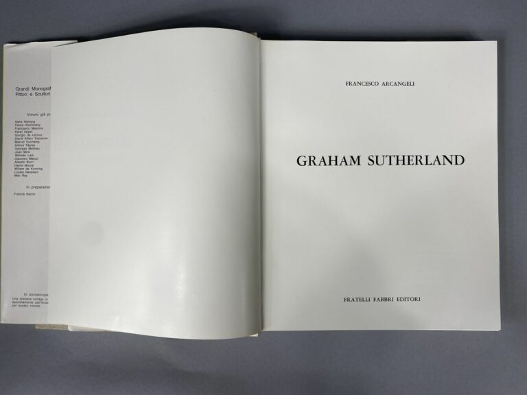 [Documentation] Graham SUTHERLAND - Ensemble de deux livres d'art dédicacés com…