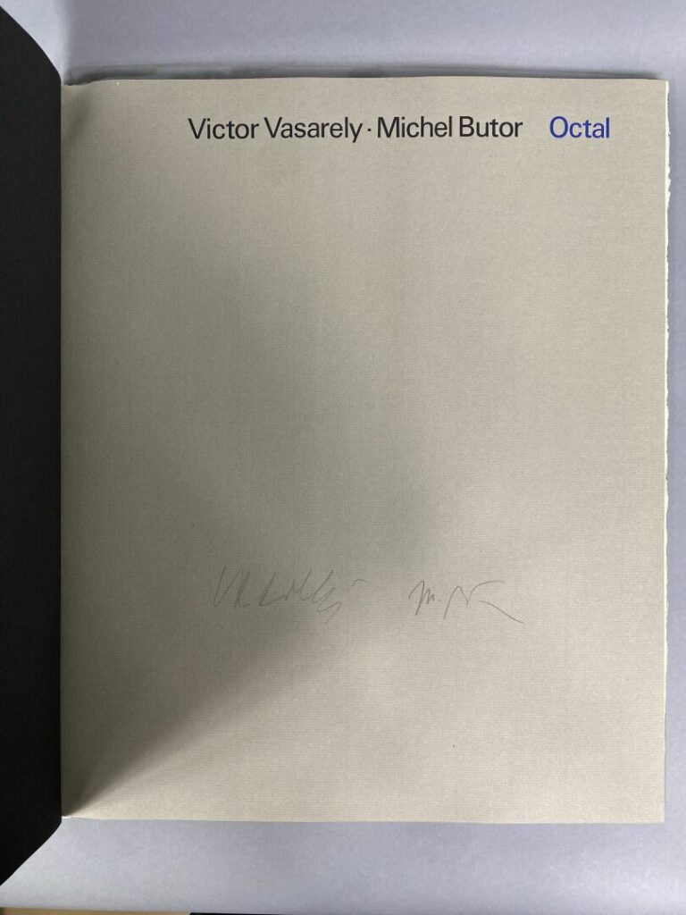 Victor VASARELY (1906-1997) - Michel Butor - Octal, Studio Bruckmann, Munich, 1…