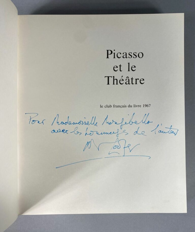 [PICASSO]. COOPER (Douglas) - Picasso et le Théâtre. Paris, Le Club français du…