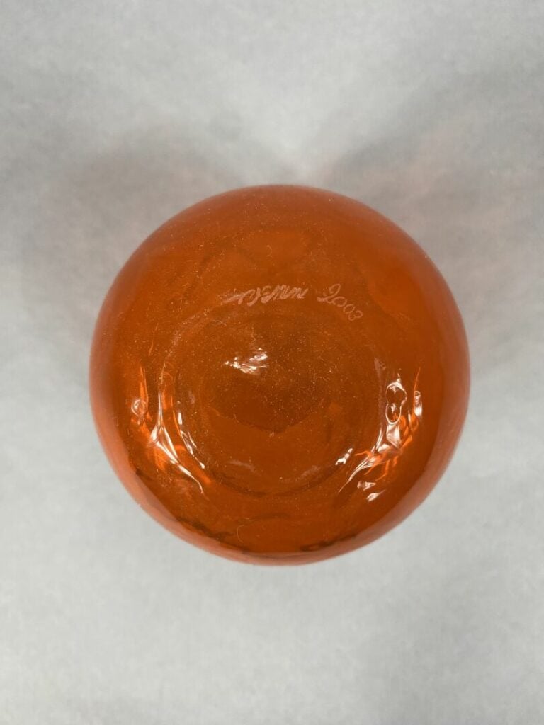 MURANO, VENINI - Ensemble de douze verres à eau en verre coloré, jaune, orange,…