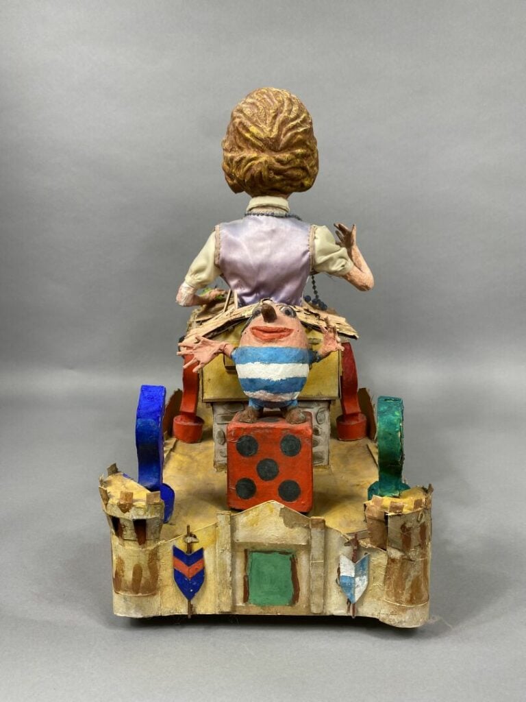 Jean-Pierre TERNENGO - Maquette de char de Carnaval en papier mâché peint polyc…