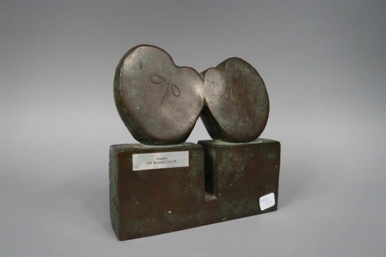 J.D. BRIMSON (XXe siècle) - Cupidon - Epreuve en bronze à patine verte - Monogr…