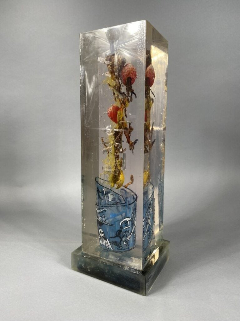 Joël PASCAL (1948) - Sculpture sous résine - Signée - 48 x 13.5 x 12 cm - (peti…