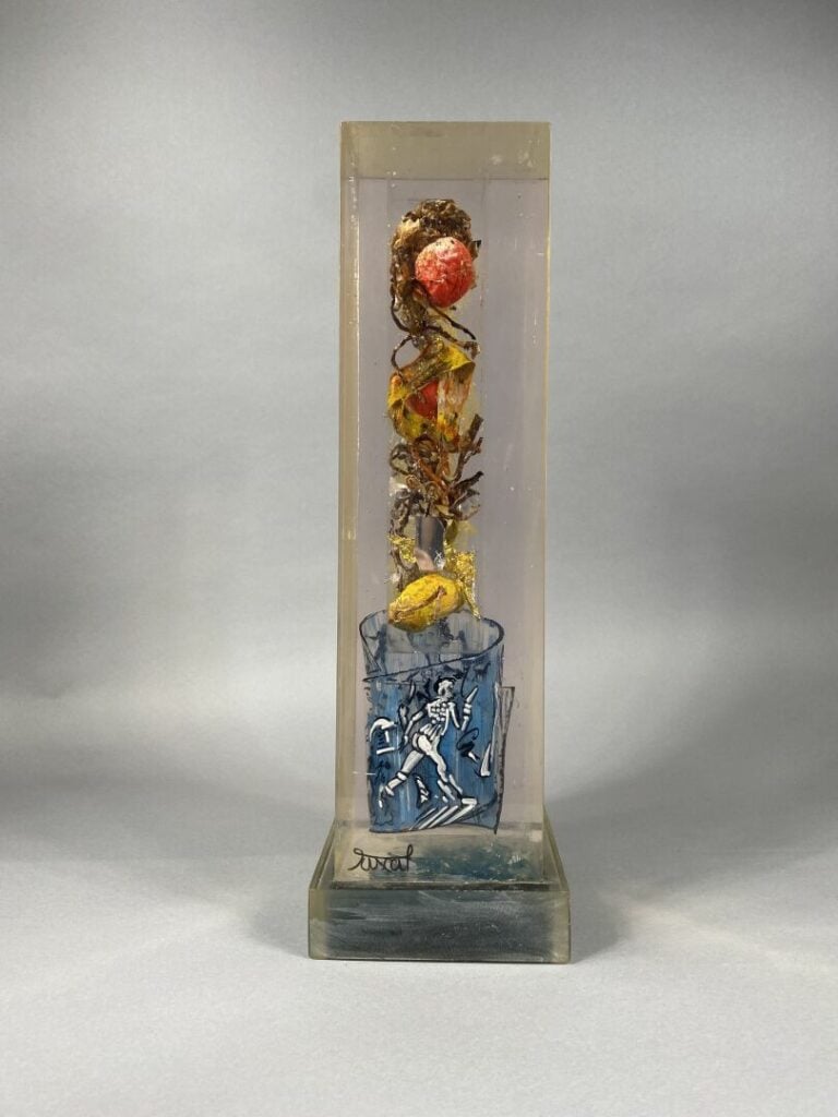 Joël PASCAL (1948) - Sculpture sous résine - Signée - 48 x 13.5 x 12 cm - (peti…