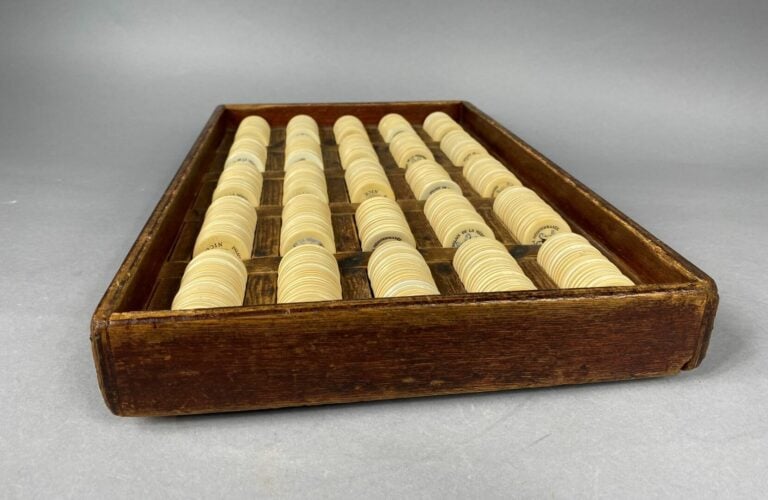 Ensemble d'anciens jetons de casino "Palais de la Méditerranée Nice" - Avec pré…
