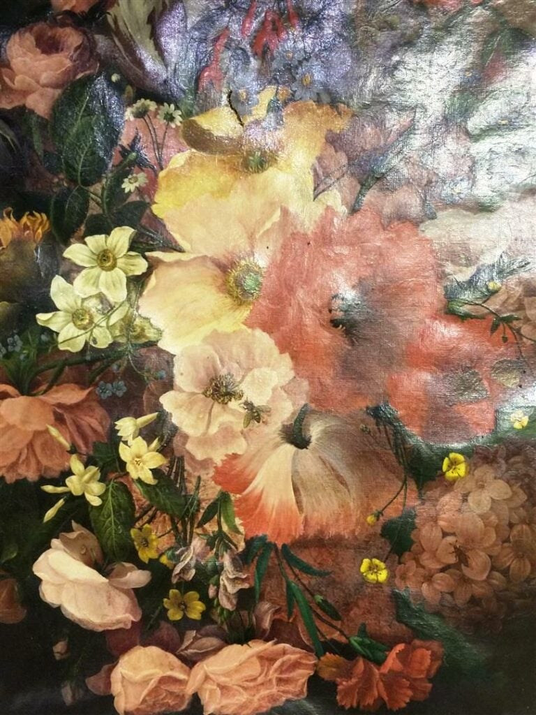 Ecole italienne du XIXème siècle, Eusebio LODONE. - Nature morte aux fleurs - H…