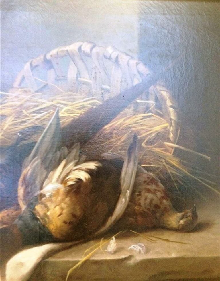 Alfred Arthur BRUNEL DE NEUVILLE (1852-1941). - Nature morte au gibier - Huile…