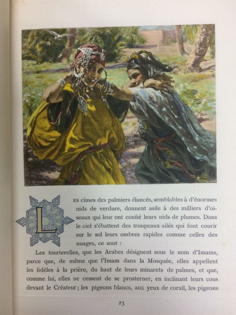 DINET : Mirages. Scènes de la vie arabe. - Compositions en couleurs de E. Dinet…