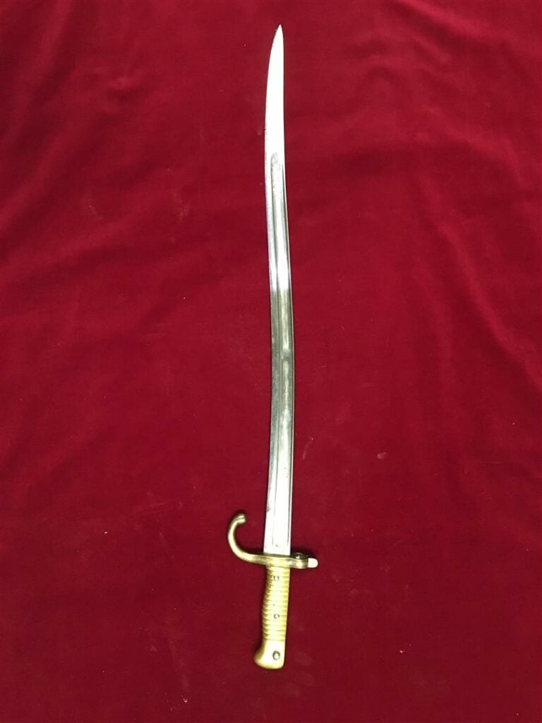 REGROUPE AVEC LE LOT 314 - VENTE 12/12/19 - Sabre baïonnette modèle 1866 dit "C…