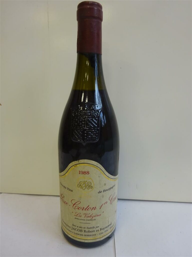 1 bouteille, ALOXE CORTON, Grand vin de Bourgogne, 1988, 1er Cru
