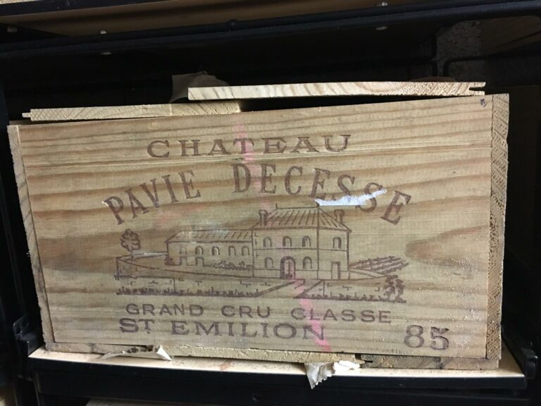 9 bouteilles, CHATEAU PAVIE-DECESSE, Saint-Emilion Grand Cru classé, 1985 (et n…