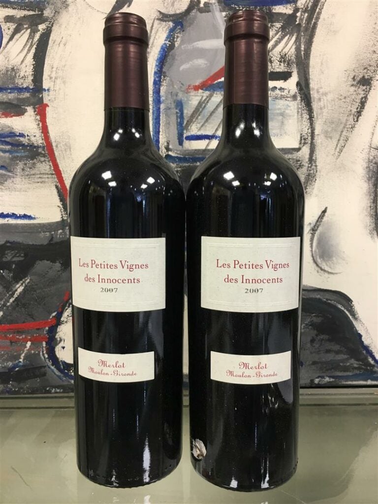2 bouteilles, LES PETITES VIGNES DES INNOCENTS, 2007.