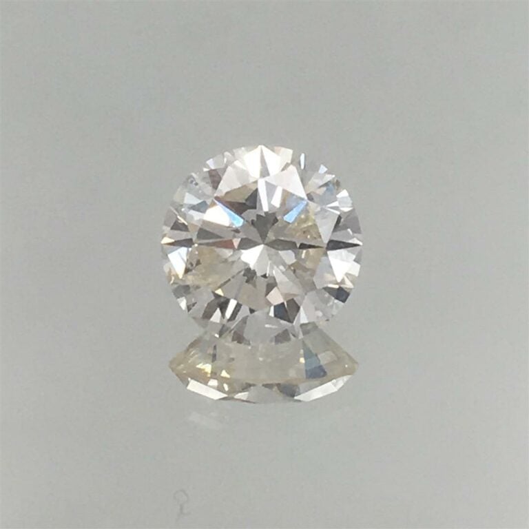 DIAMANT taille brillant pesant 2,24 carats. - On y joint une MONTURE en or gris…