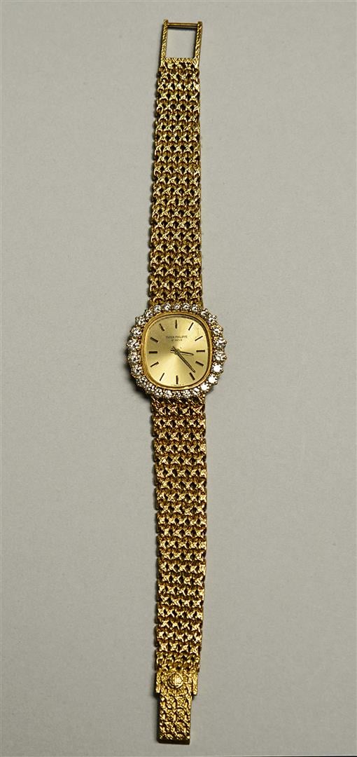 PATEK PHILIPPE. - Montre-bracelet de dame en or jaune 750 millièmes, référence…