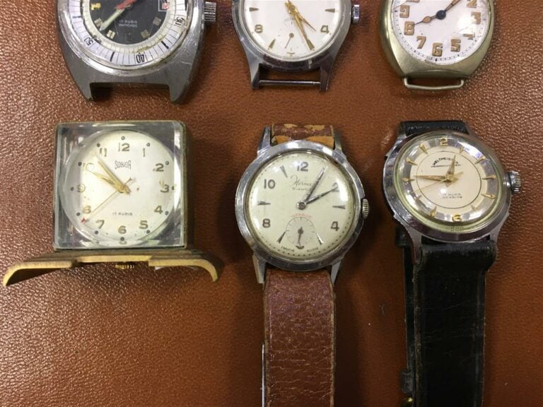 Lot de neuf montres, MORTIMA, ELITIC, DIAMANT, SOBIOR, HERMA, WELTMEISTER, ANTI…
