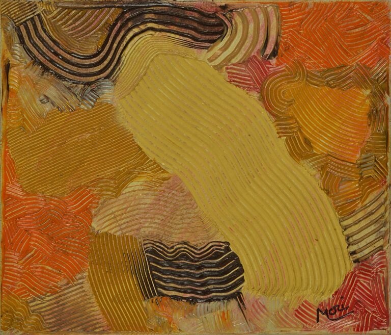 Alexis MORI (né en 1942). - Electrodes - Huile sur toile, signée en bas à droit…