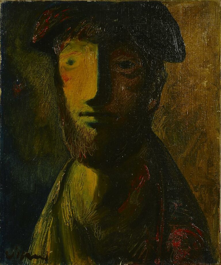 Sylvain VIGNY (1903-1970). - Portrait d'homme - Huile sur toile, signée en bas…