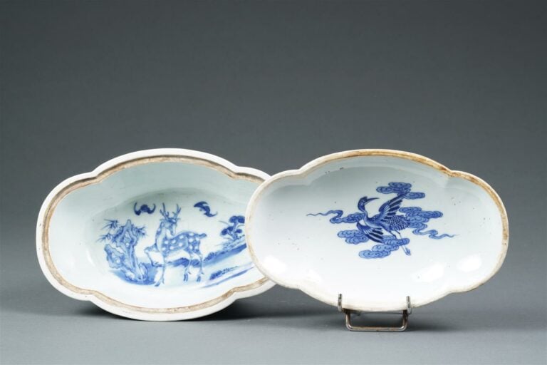 TERRINE COUVERTE EN PORCELAINE BLEU BLANC - Chine, Dynastie Qing, Epoque XIXe s…