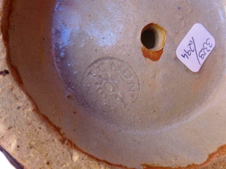 VASE EN FORME DE CALEBASSE / DOUBLE GOURDE EN GRES PROBABLEMENT DE BIEN HOA ??…