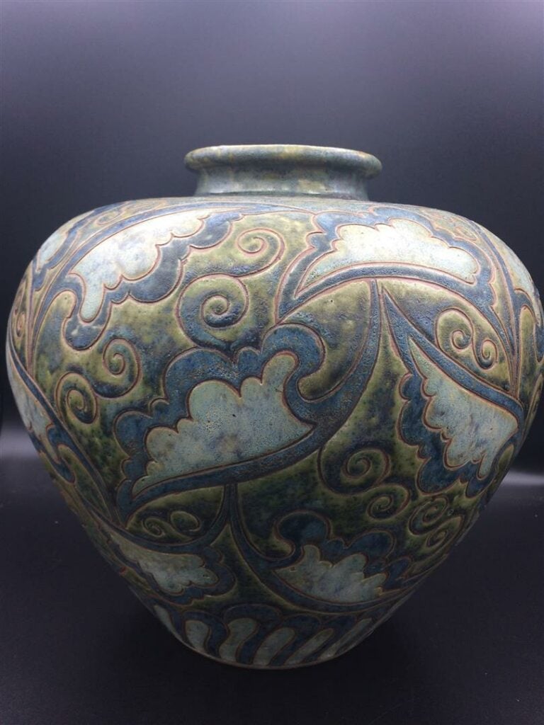VASE OVOIDE PROBABLEMENT EN GRES DE BIEN HOA ?? - Vietnam / Indochine, Epoque X…