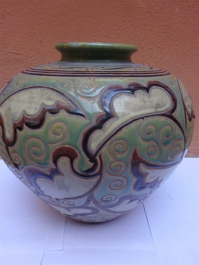 VASE OVOIDE PROBABLEMENT EN GRES DE BIEN HOA ?? - Vietnam / Indochine, Epoque X…