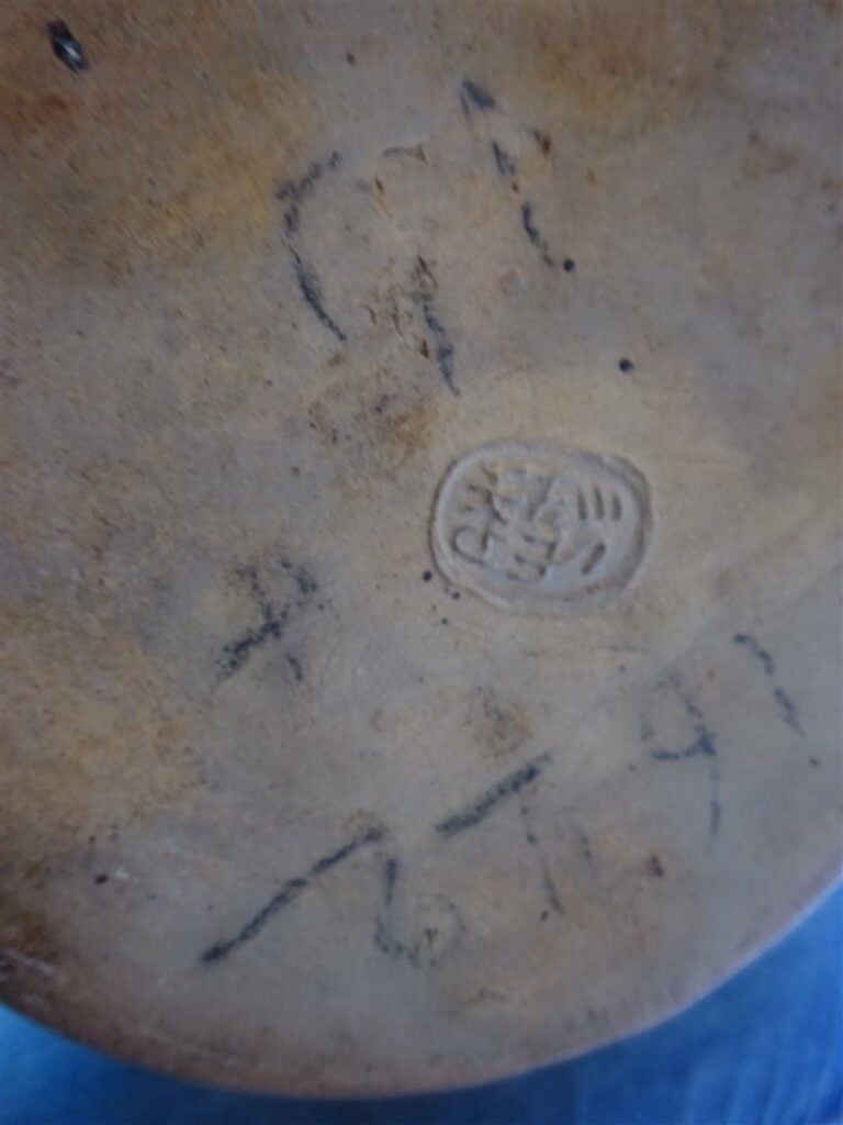 GRAND VASE OVOIDE EN GRES DE BIEN HOA ?? - Vietnam / Indochine, Epoque XXe sièc…