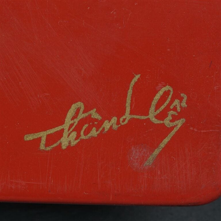 PANNEAU DE BOIS LAQUE PAR LA MAISON THANH LÊ - Vietnam / Indochine, Seconde moi…