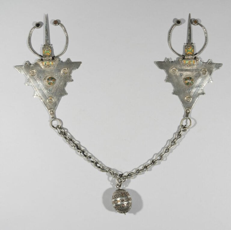 Parure Benni Yeni - Argent bas-titre, émaux polychromes, pierres de couleur - A…