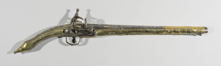 Pistolet oriental - Balkans, Albanie, XIXe siècle - Longueur 56 cm - - Pistolet…