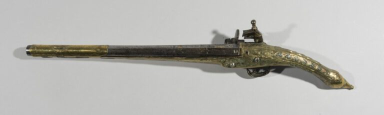 Pistolet oriental - Balkans, Albanie, XIXe siècle - Longueur 56 cm - - Pistolet…