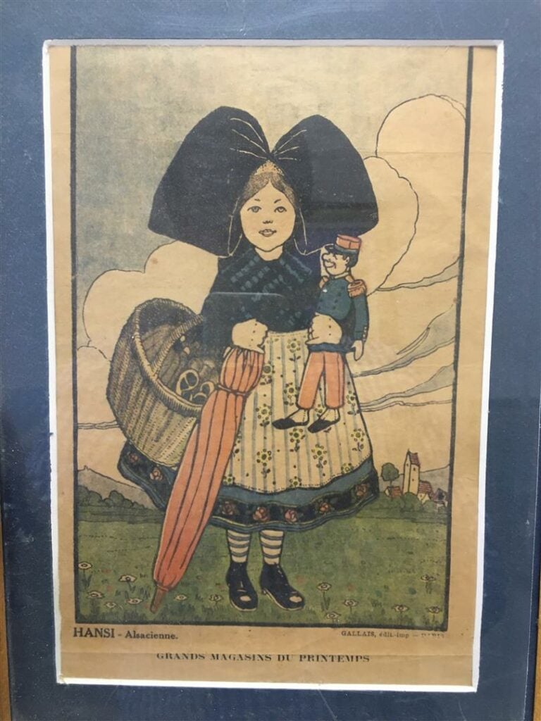 HANSI (1873-1951). - Affiche lithographiée "Troisième emprunt de la Défense Nat…