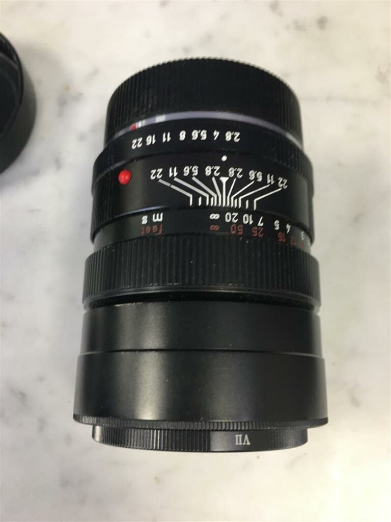 LEITZ WETZLAR, objectif 1:2,8/90 mm.