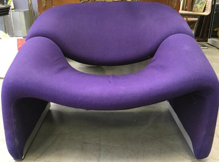 Pierre PAULIN (1927-2009) - Fauteuil modèle F580 dit "Groovy", structure métall…