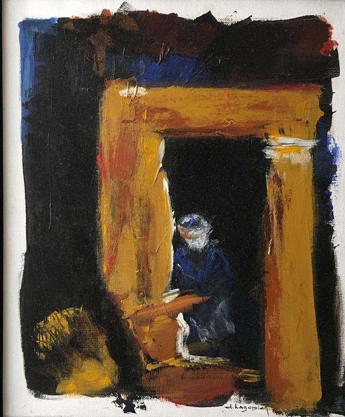 D. HAGOPIAN (XX-XXIème siècle). - Fès - Huile sur toile, signée en bas au centr…