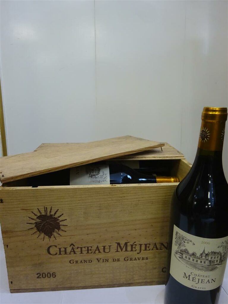6 bouteilles, CHATEAU MEJEAN, Grand vin de Graves, 2006