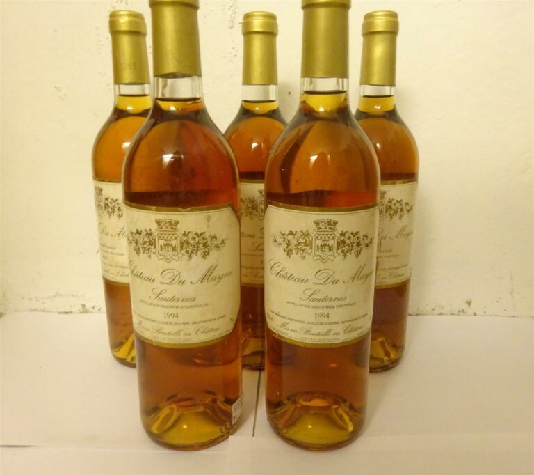 5 bouteilles, CHATEAU DU MAYNE, Sauternes, 1994