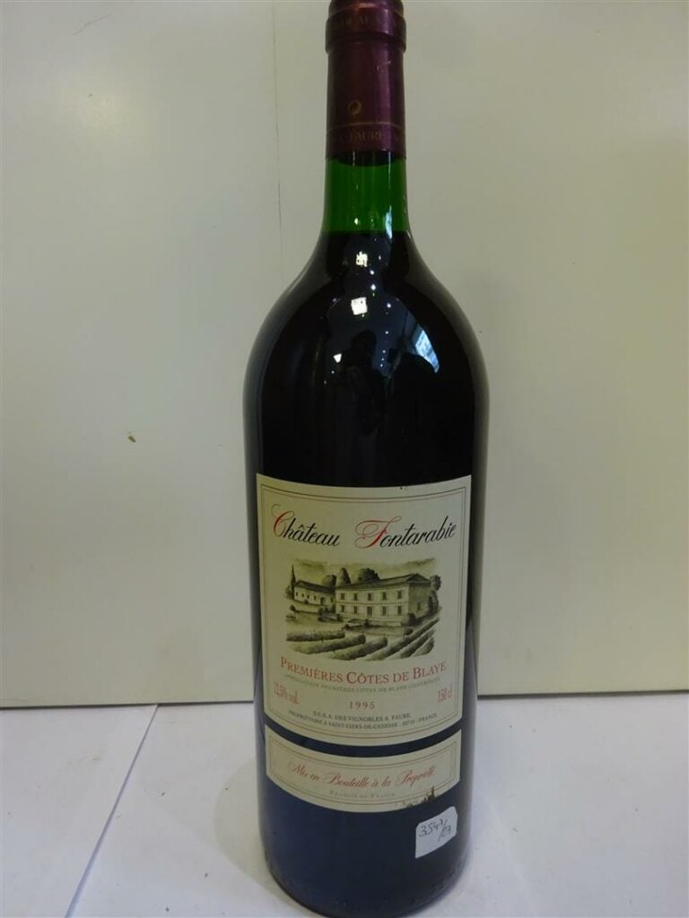1 magnum, CHATEAU FONTARABIE, 1eres côtes de Blaye, 1995