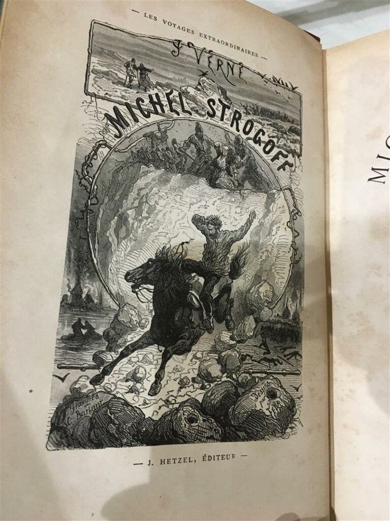 Jules Verne. Michel STROGOFF (de Moscou à Irkoutsk)/Un Drame au Mexique. Ill. d…