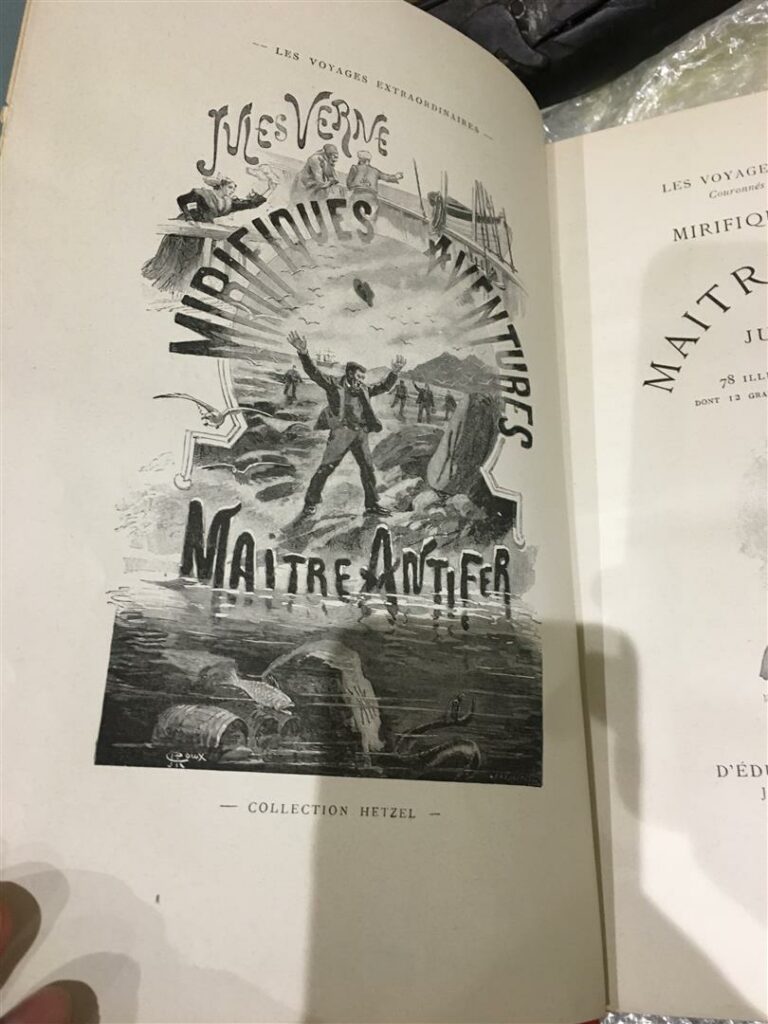 Jules Verne. Mirifiques aventures de Maitre Antifer. Ill. de George ROUX. Éditi…