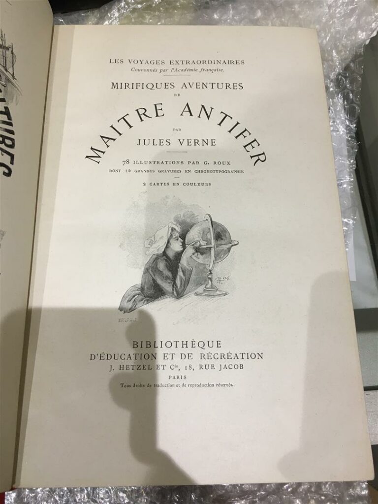 Jules Verne. Mirifiques aventures de Maitre Antifer. Ill. de George ROUX. Éditi…