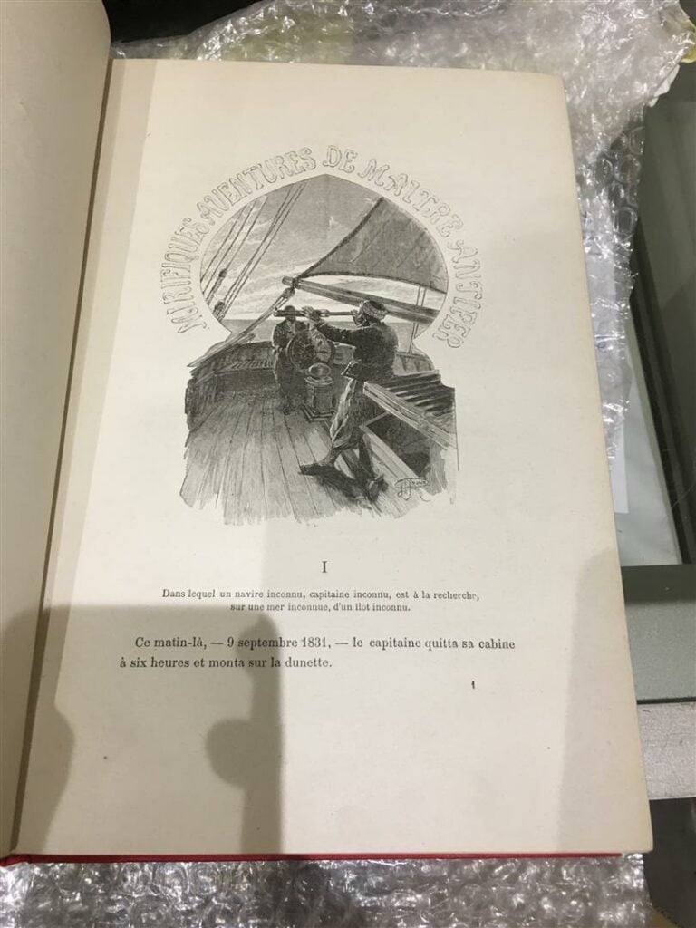 Jules Verne. Mirifiques aventures de Maitre Antifer. Ill. de George ROUX. Éditi…