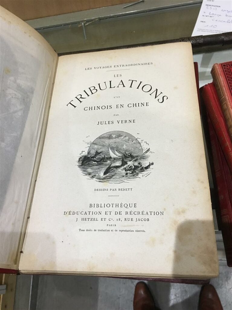 Jules Verne. Les Tribulations d'un Chinois en Chine. Ill. de Léon BENETT. Éditi…