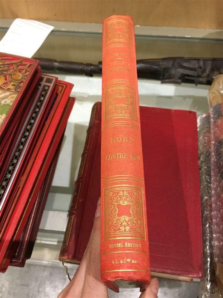 Jules Verne. Nord contre Sud. Ill. de BENETT. Édition Hetzel, 1887. - Édition o…