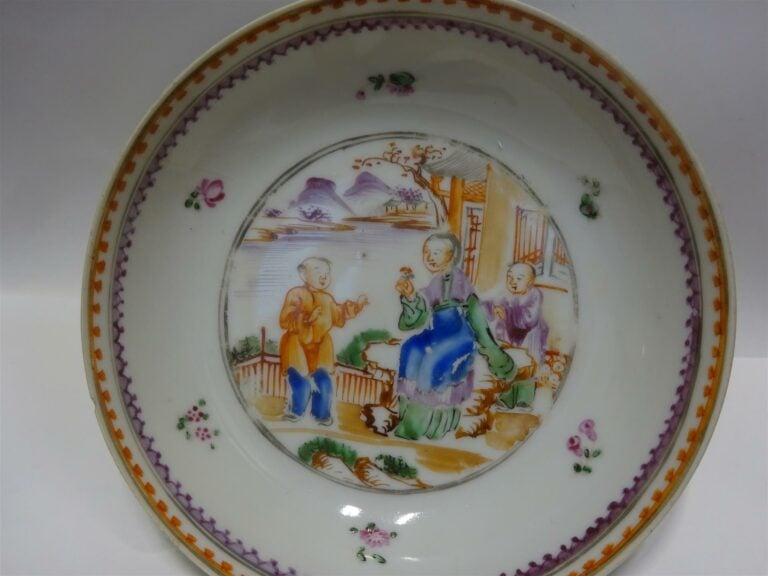ACCUMULATION DE SEPT (7) PORCELAINES DE LA COMPAGNIE DES INDES - Chine, Dynasti…